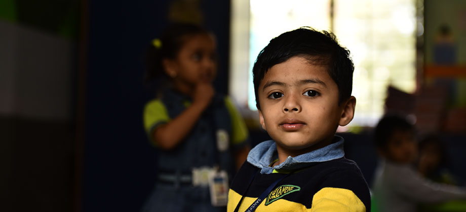 Sanskriti school kid